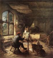 Ostade, Adriaen Jansz van - The Painter in His Studio